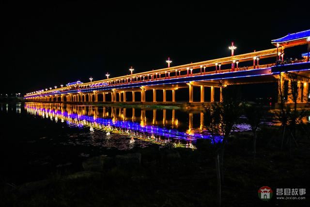 莒县沭河湿地公园，上演激光水幕音乐喷泉，真是太棒了